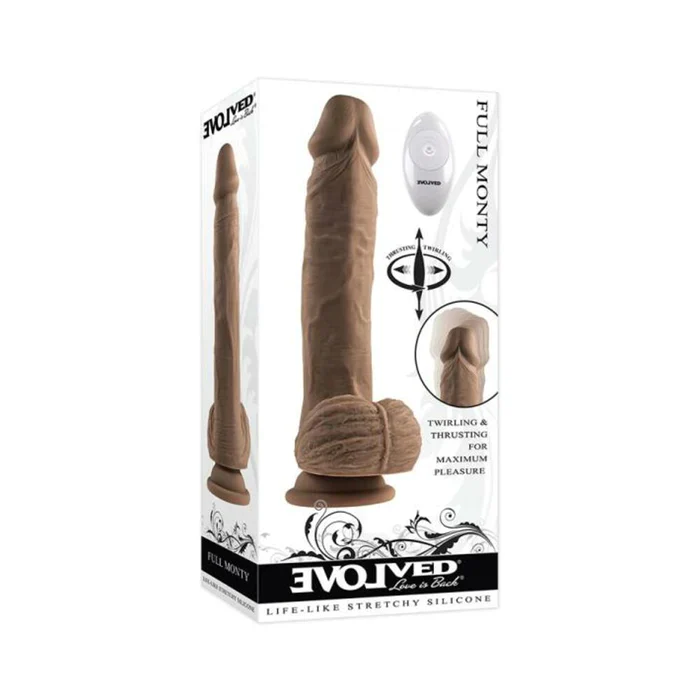 Dildo Full Monty Dark 9in.