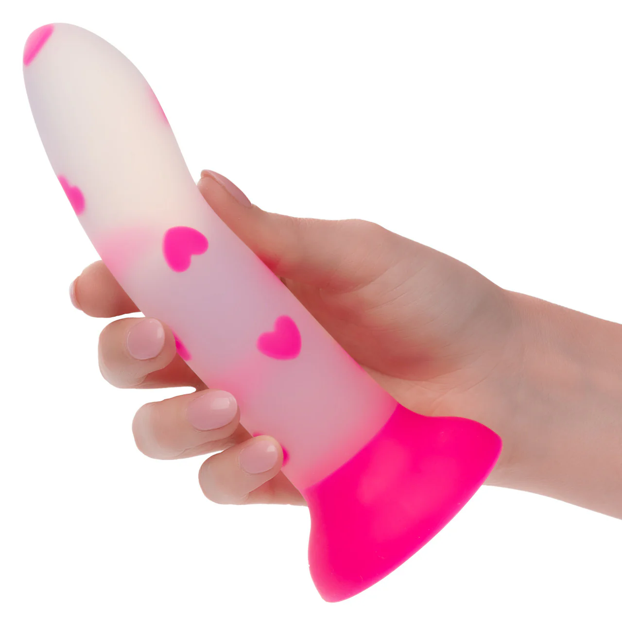 Dildo Glow Stick Heart 6in. - Image 2