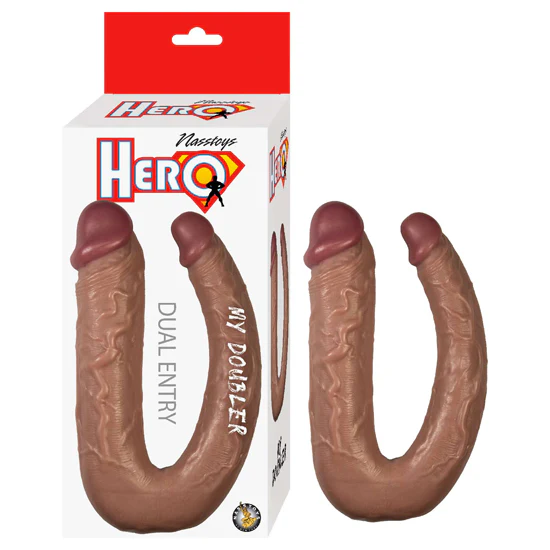 Dildo Hero My Doubler 7in. - Brown