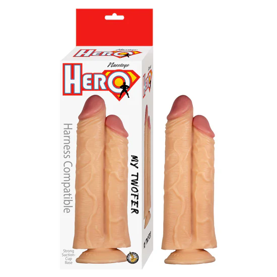 Dildo Hero My Twofer 10in.- White