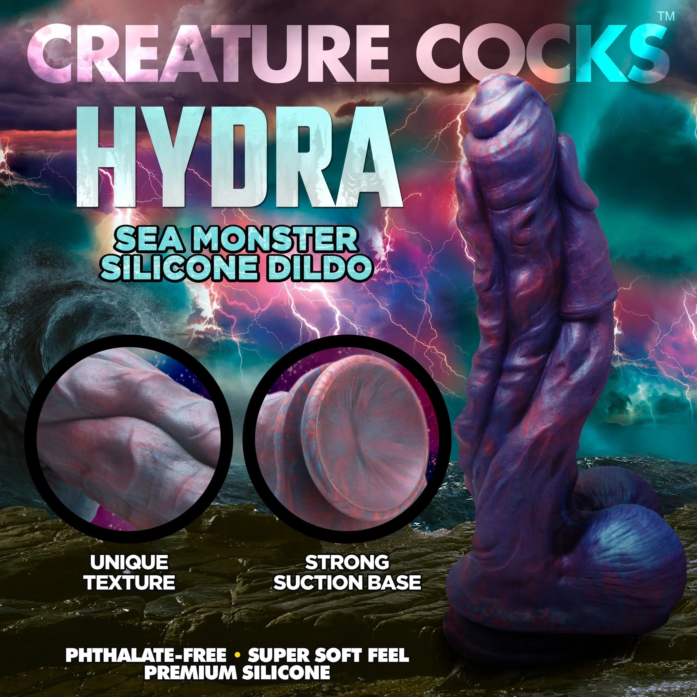 Dildo Hydra Sea Monster Silicone Dildo - 25 cm - Image 4