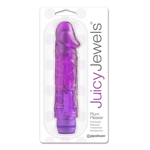 Dildo Juicy Jewels Plum Pleaser - 15 cm