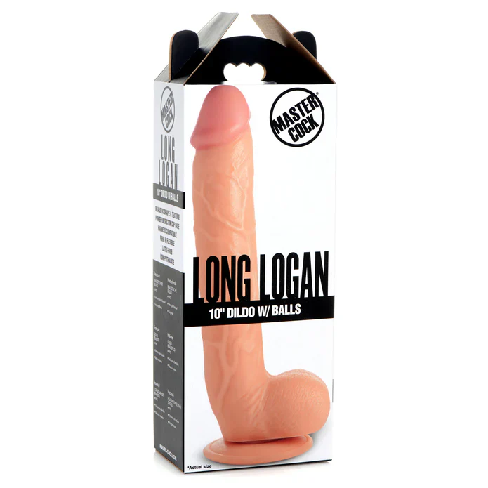 Dildo Long Logan with Balls 25 cm - Image 2