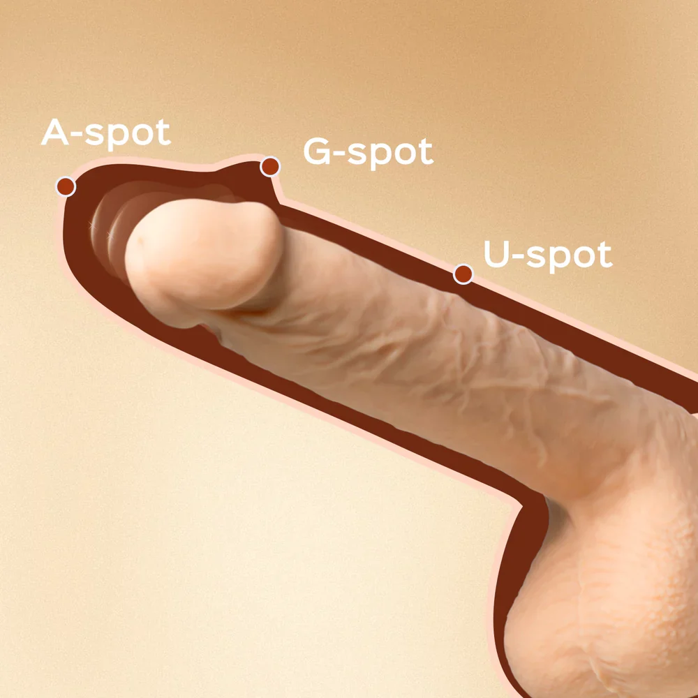 Dildo LUIS App-controlled 8.5 Inch Realistic Thrusting Dildo Vibrator - Image 5