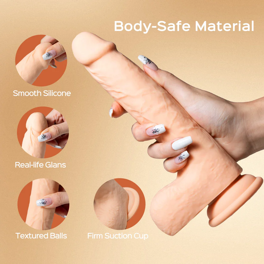 Dildo LUIS App-controlled 8.5 Inch Realistic Thrusting Dildo Vibrator - Image 6