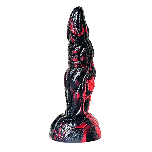 Dildo Monster Black Alligator - 19 cm