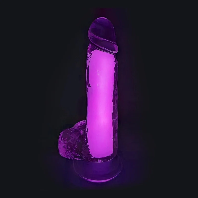 Dildo Mr Rude Glow in the Dark 20 cm - Image 5