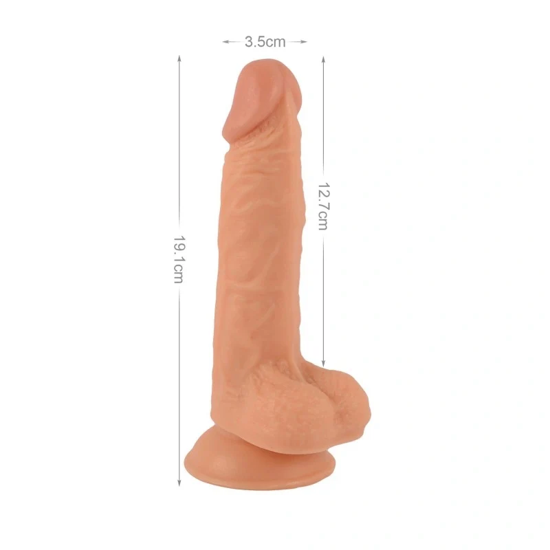 Dildo Mr Rude Realistic Dong w/balls - 19 cm - Image 4
