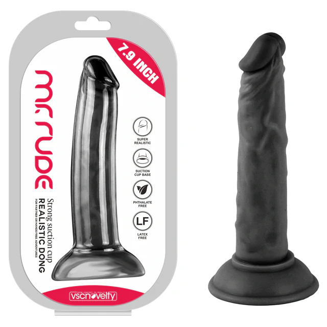 Dildo Mr Rude Realistic Straight Dong - 20 cm
