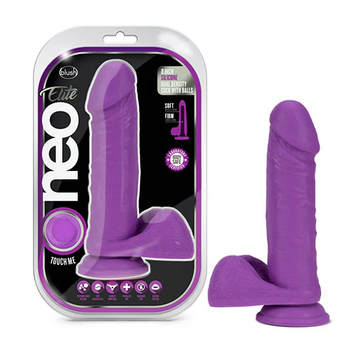 Dildo Neo Elite Dual Density Cock - 20 cm - Image 4