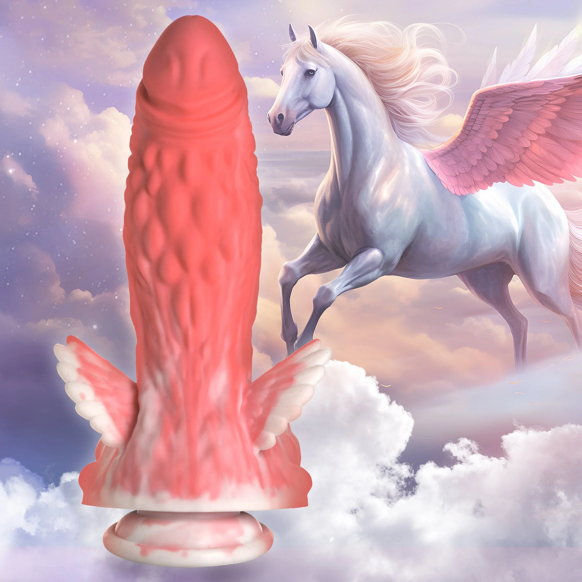 Dildo Pegasus Pecker Winged Silicone Dildo 21 cm - Image 3