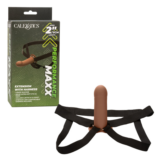 Dildo Performance Maxx Extension w/harness - Brown