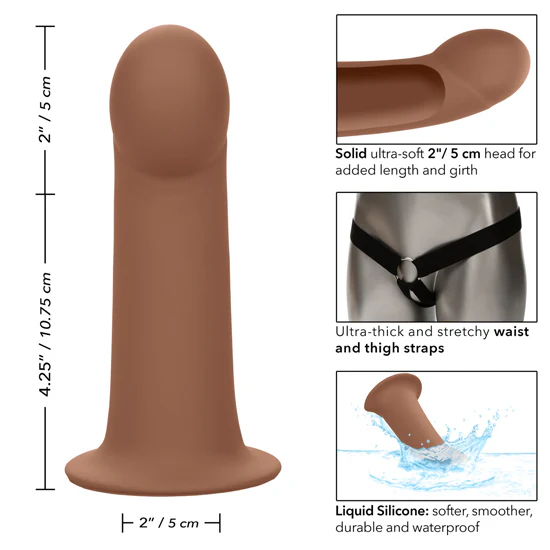 Dildo Performance Maxx Extension w/harness - Brown - Image 2