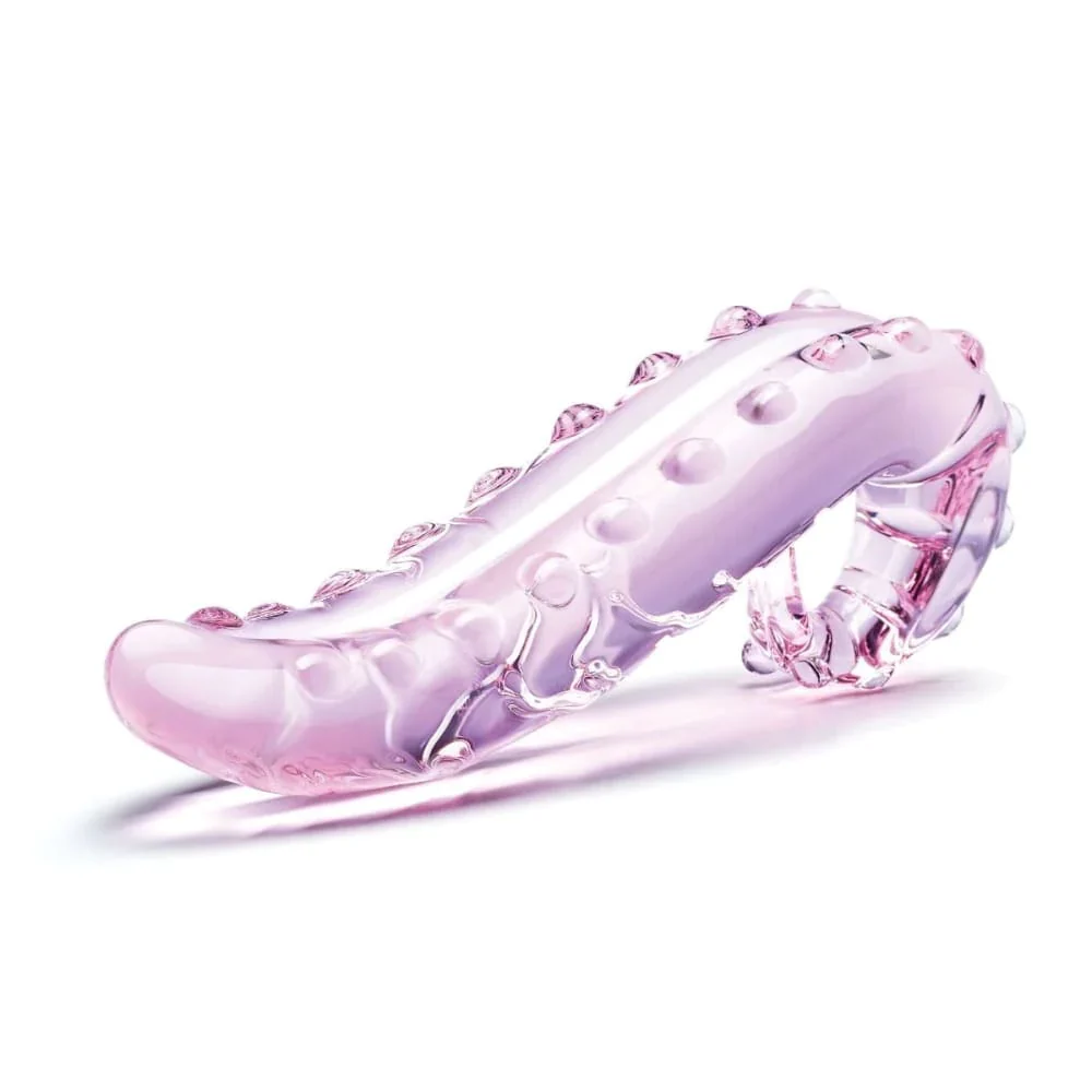 Dildo Pink Glass Tentacle - 15 cm
