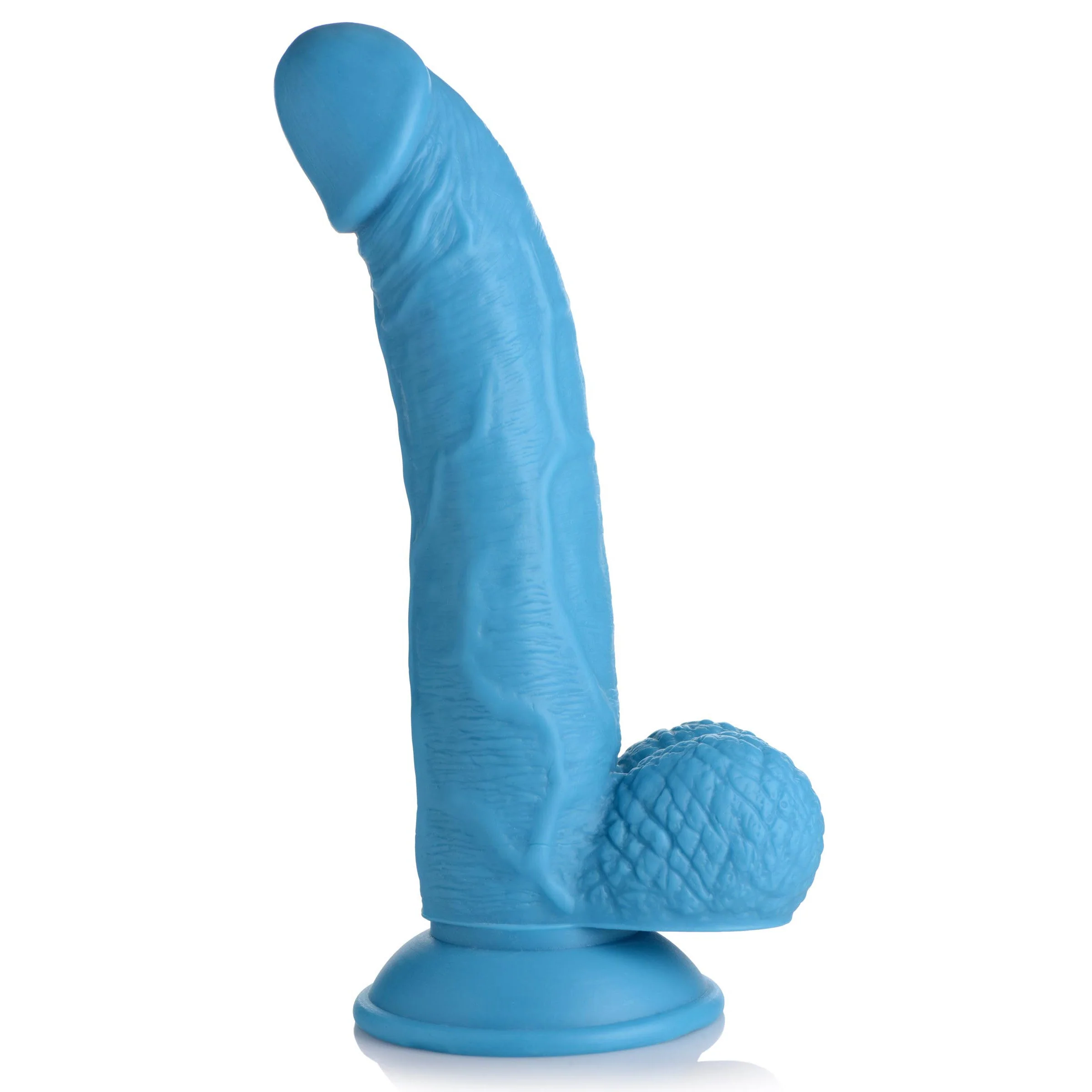 Dildo Pop Peckers - 19 cm with Balls - Blue