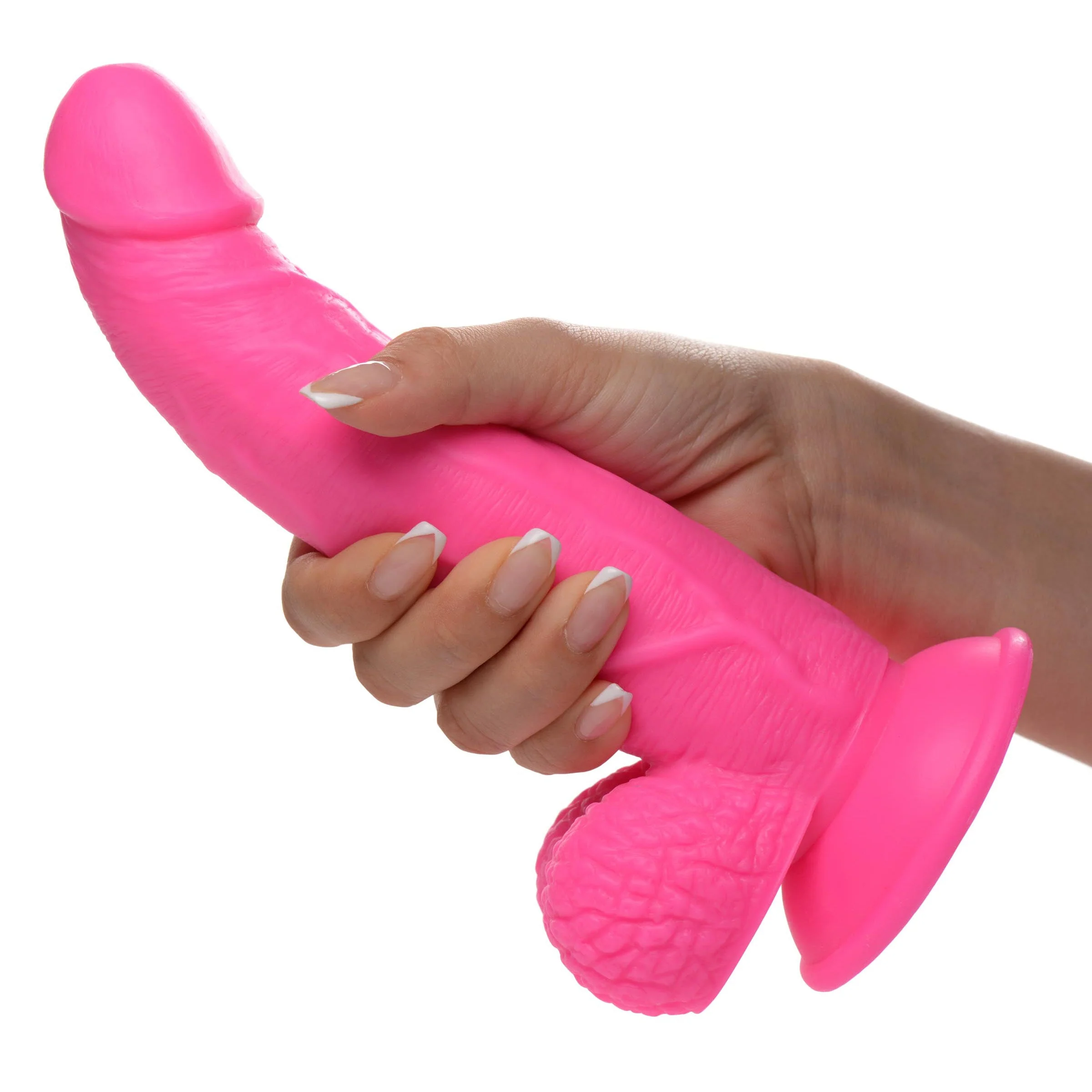 Dildo Pop Peckers - 19 cm with Balls - Pink - Image 2