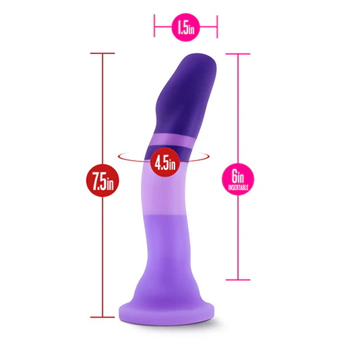 Dildo Purple Rain - 19 cm - Image 3