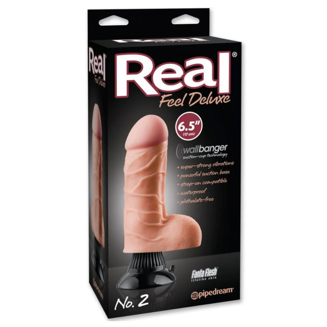 Vibrador Real Feel Deluxe #2 - 16 cm - Image 3