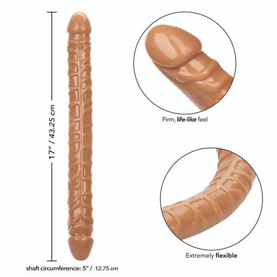 Dildo Size Queen 17in. - Brown - Image 2
