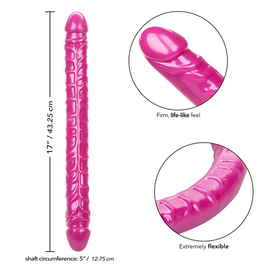 Dildo Size Queen 17in. - Pink - Image 2