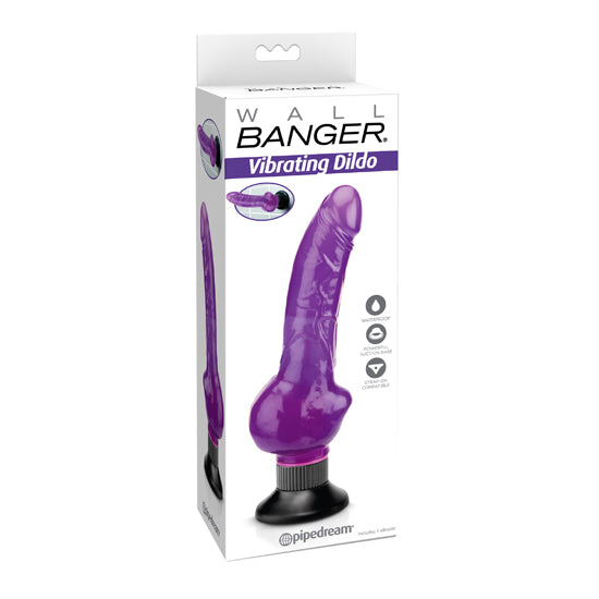 Dildo Wall Banger Vibrating Dildo – Purple