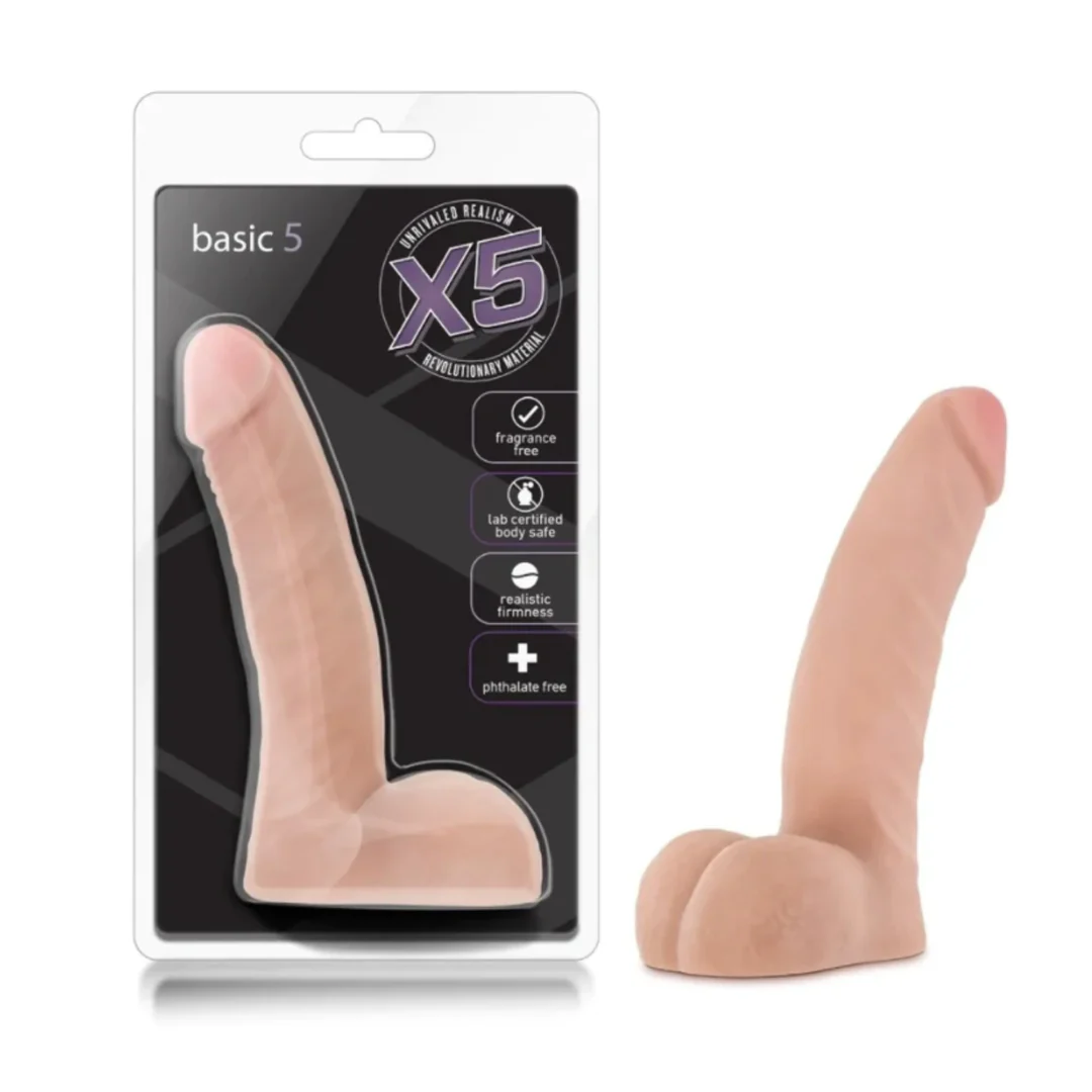 Dildo X5 Basic 5" - Beige