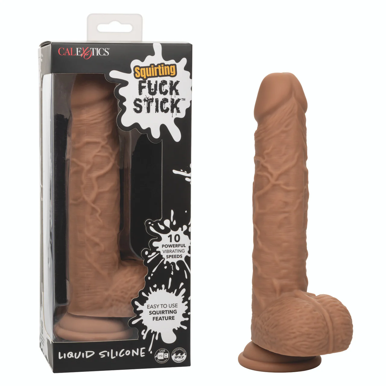Dildo Squirting Fuck Stick™ 9in.- Bown