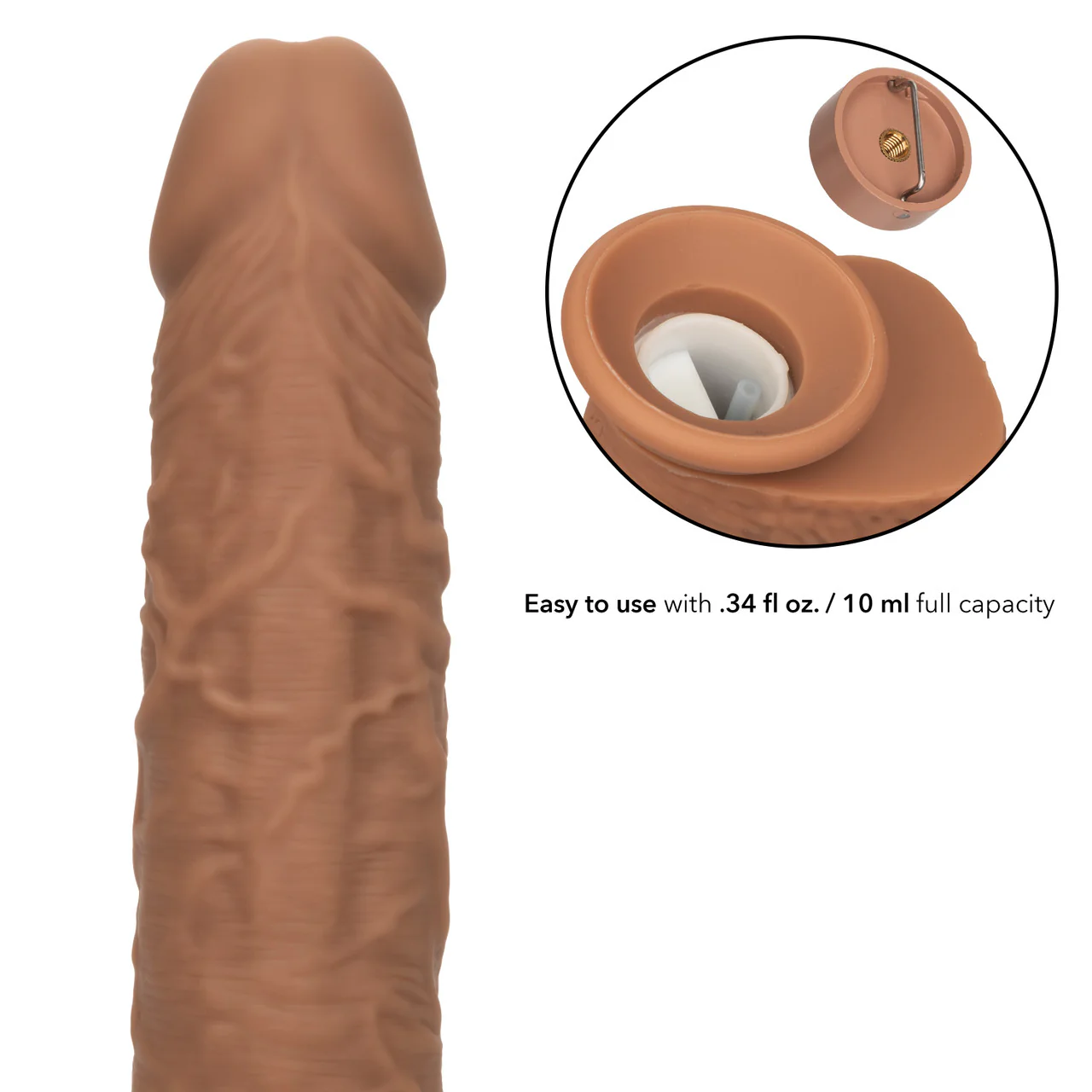 Dildo Squirting Fuck Stick™ 9in.- Bown - Image 4