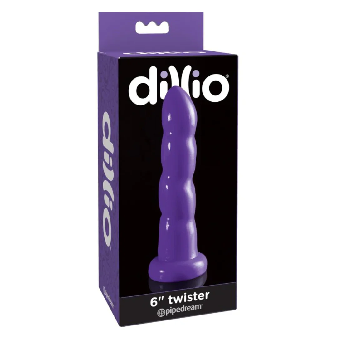 Dildo Dillio - 15 cm Twister Purple