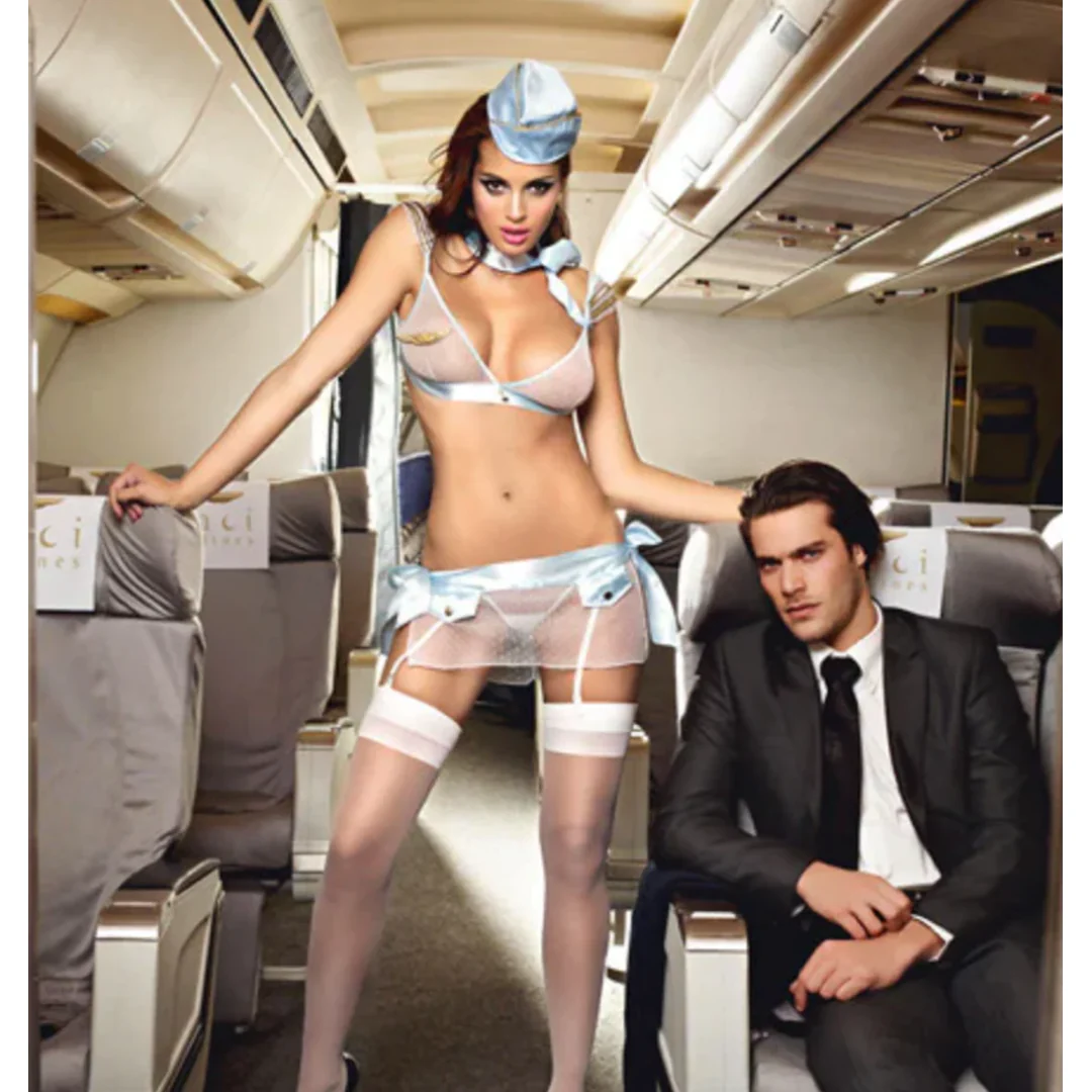 Disfraz Airlines First Class Flight Attendant Baci XL/XXL