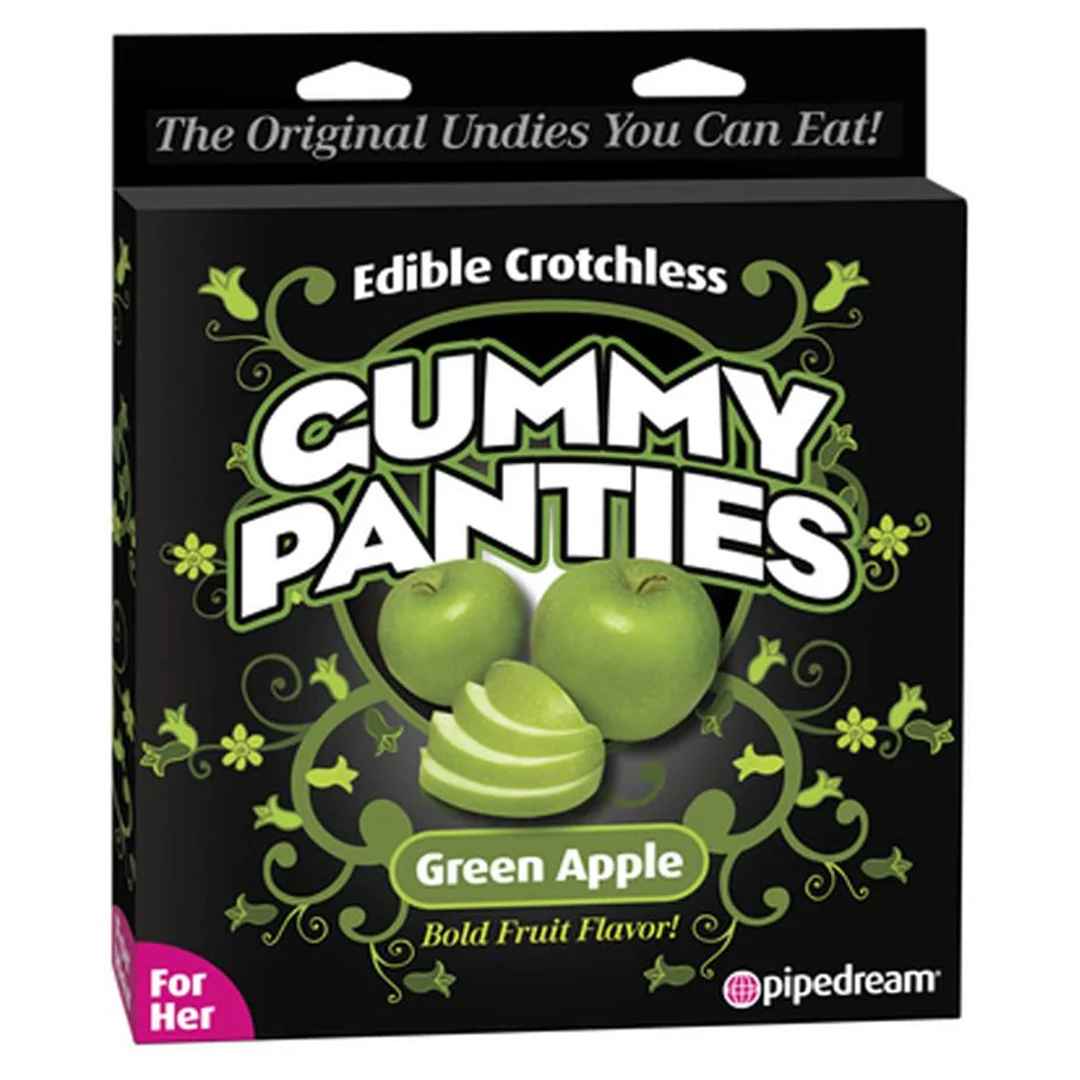 Edible Crotchless Gummy Panties Manzana