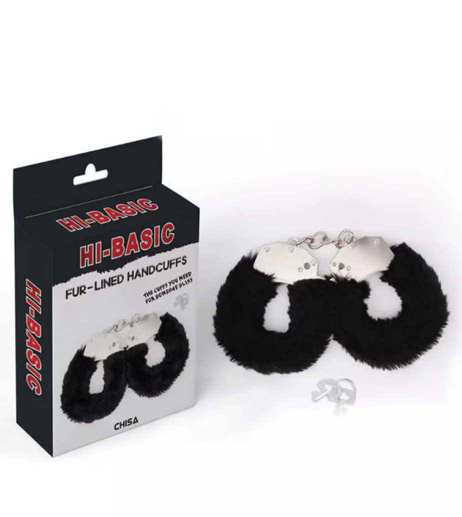 Esposas Hi Basic Fur Linened Cuffs Black