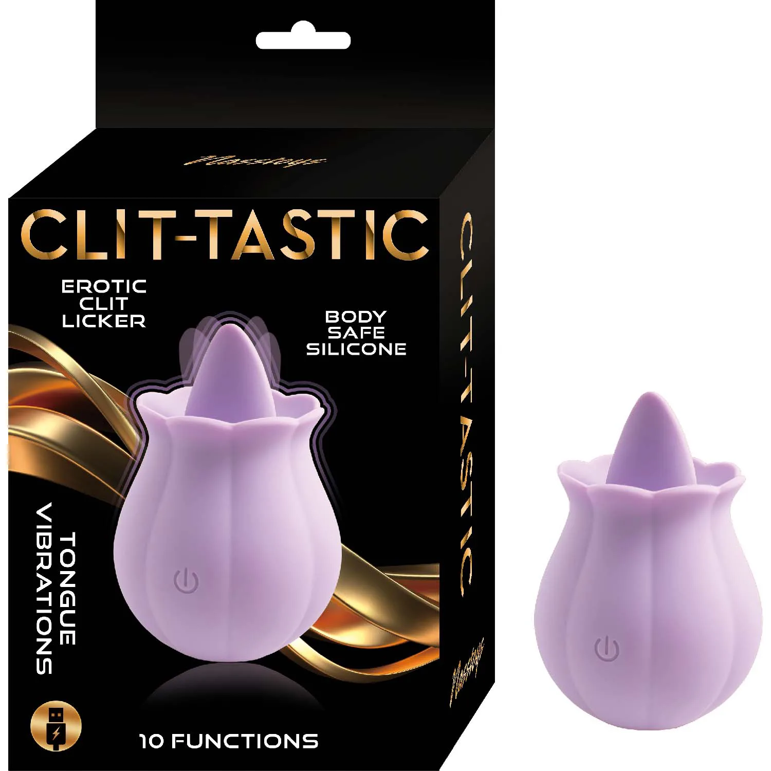 Estimulador Clit-Tastic Erotik Clit Licker - Purple - Image 2