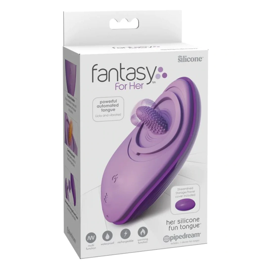 Vibrador de Clítoris Fun Tongue – Purple - Image 2