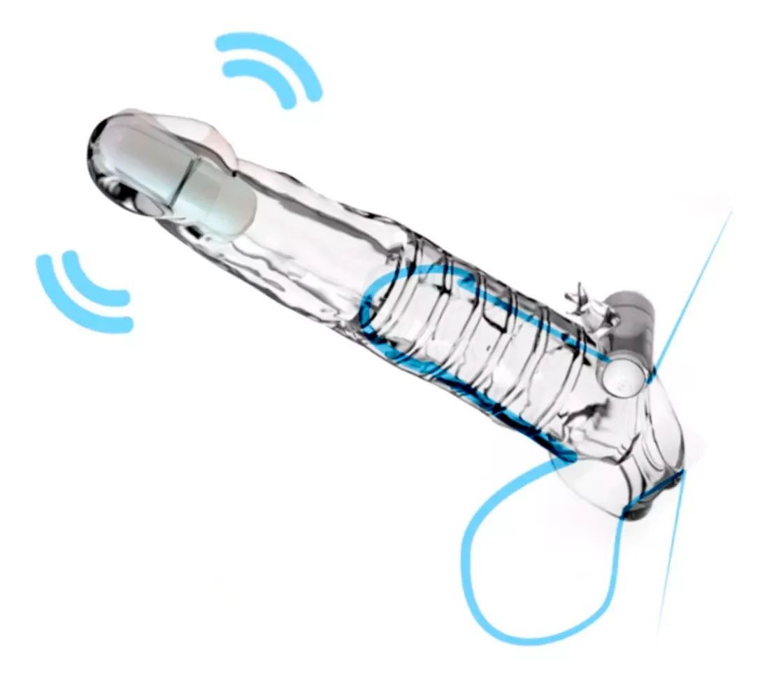 Extensión Clear Vibrating Penis Pro - Image 2
