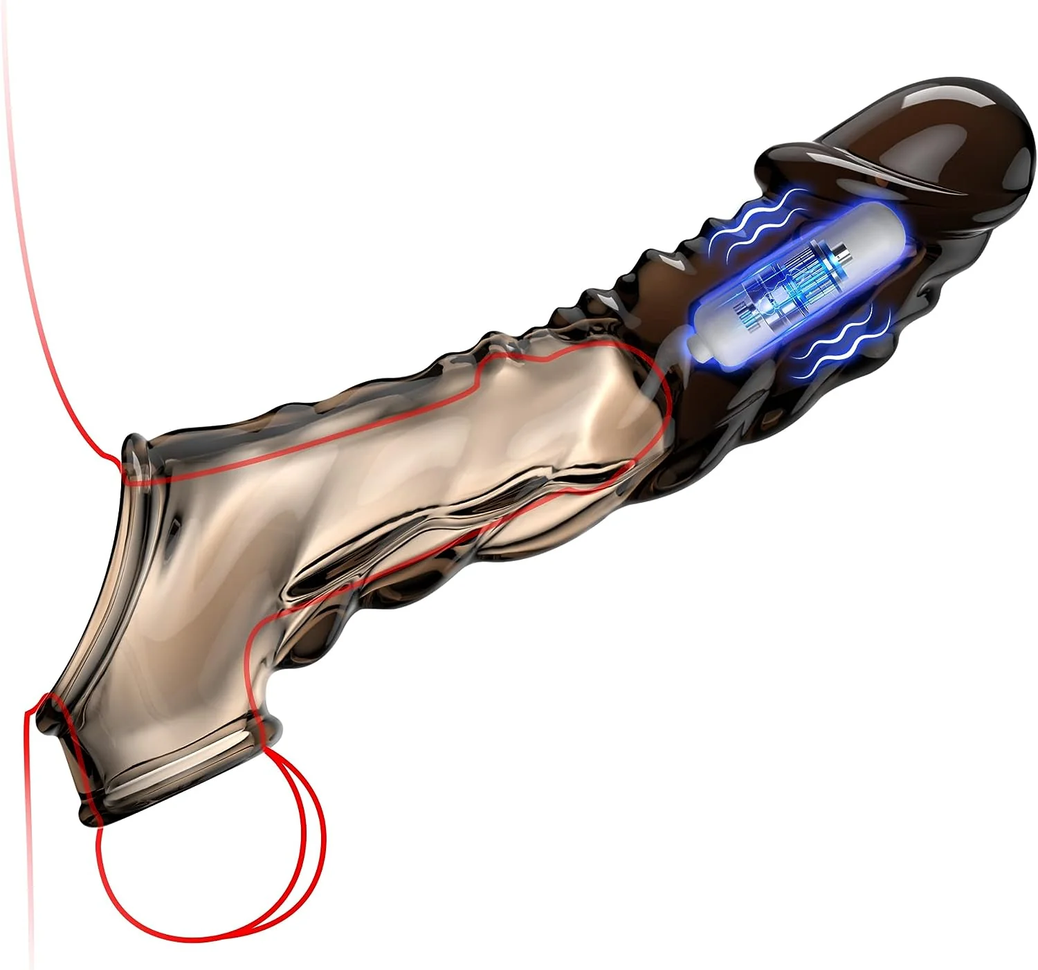 Extensión Clear Vibrating Penis Pro Maxx - Image 5