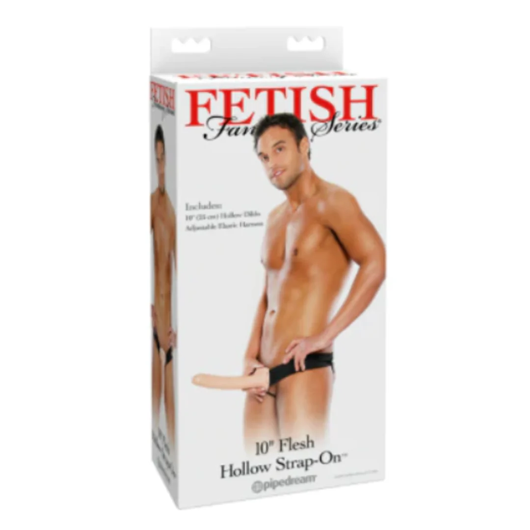 Dildo Fetish Fantasy Series Hollow Strap-On- 25 cm