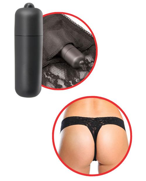 Tanga Vibradora Hanky Spank Me - Negro de Fetish Fantasy - Image 2