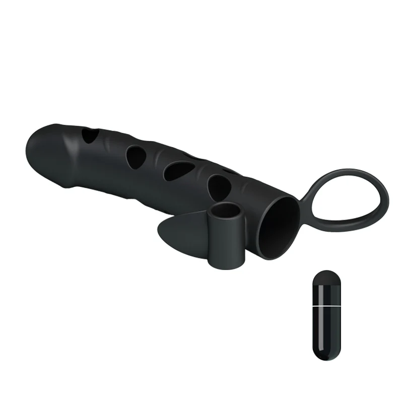 Funda Pretty Love Penis Sleeve Black 15 cm - Image 3