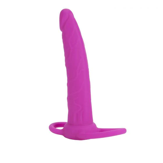Dildo Silicone Love Rider Dual Penetrator  - 14 cm- Pink - Image 2