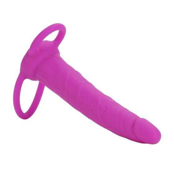 Dildo Silicone Love Rider Dual Penetrator  - 14 cm- Pink - Image 3