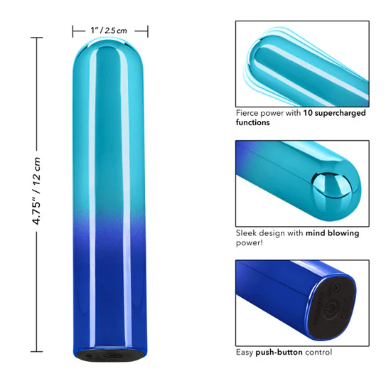 Vibrador Glam Vibe - Blue - Image 2