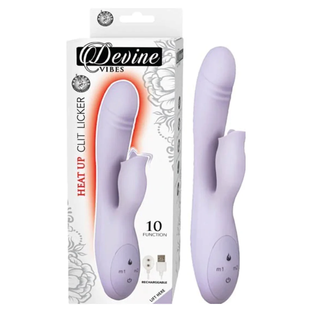Vibrador Heat Up Clit Licker Lavender