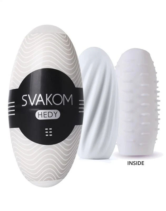 Huevo Masturbador Hedy Pale White