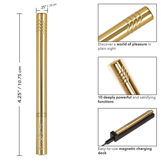 Vibrador Hidden Pleasures Gold - Image 3