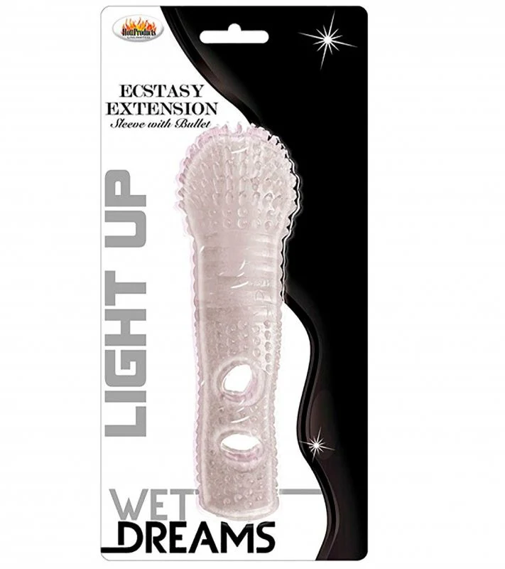 Extensión Wet Dreams Penis Extension Sleeve With Power Bullet