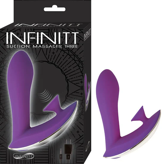 Vibrador Infinitt Suction Massager Three-Purple