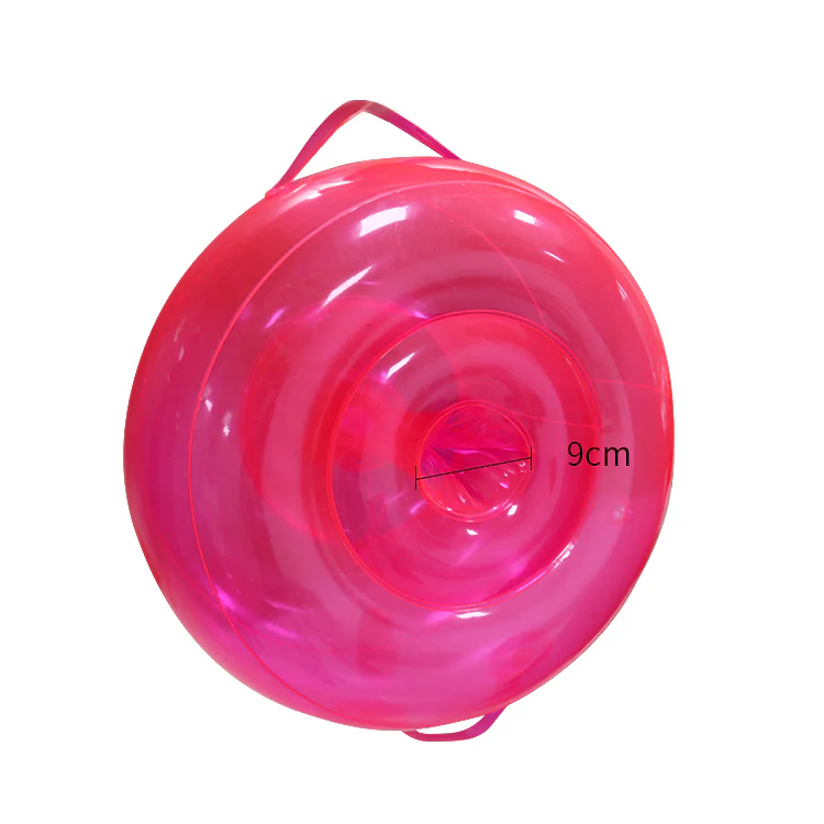 Inflable Bouncing Pink Sex Dildo - 15 cm - Image 4