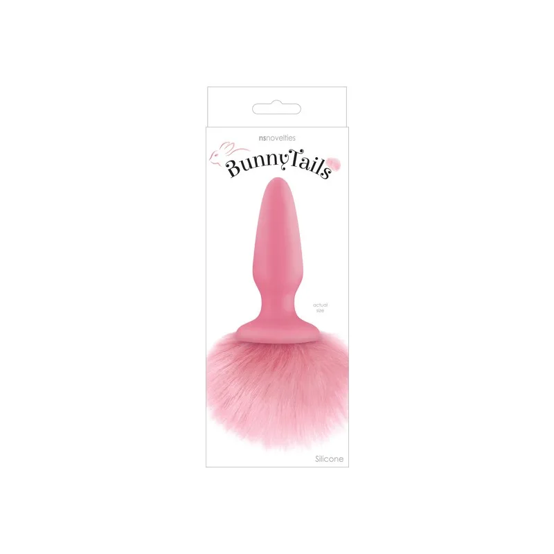 Plug Anal Bunny Tails - Pink - Image 2