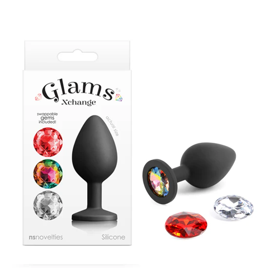 Plug Anal Glams Xchange - Round - Medium